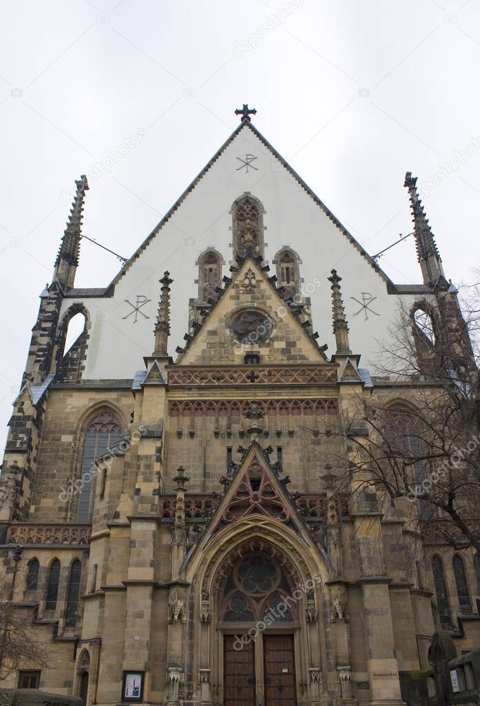 St. Thomas Church (or Thomaskirche) in Leipzig, Germany
