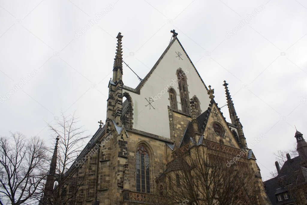 St. Thomas Church (or Thomaskirche) in Leipzig, Germany
