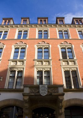 Almanya 'nın Leipzig kentindeki tarihi bina