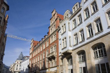 Almanya 'nın Leipzig kentindeki tarihi bina