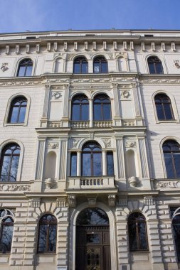 Almanya 'nın Leipzig kentindeki tarihi bina