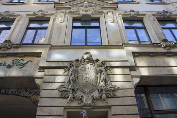 Leipzig Alemania Marzo 2020 Antiguo Edificio Histórico Oelbners Hof Leipzig —  Fotos de Stock