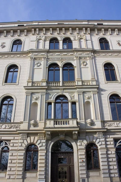 Edificio Histórico Casco Antiguo Leipzig Alemania — Foto de Stock