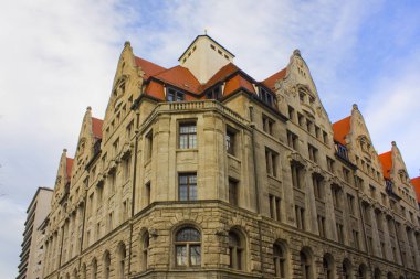 Almanya 'nın Leipzig kentindeki tarihi bina