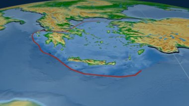 Ege Denizi tektonik plaka. Fiziksel