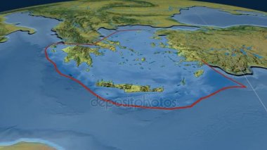 Ege Denizi tektonik plaka. Topografya