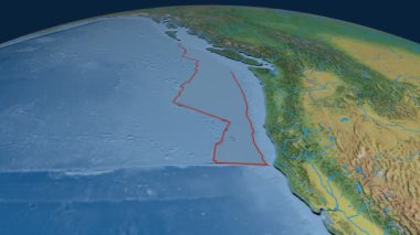 Karayip tektonik plaka. Topografya