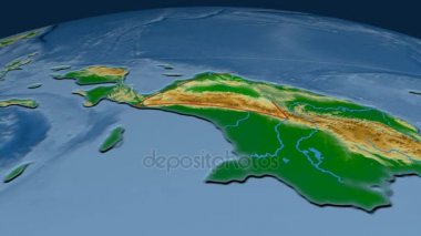 Karayip tektonik plaka. Topografya