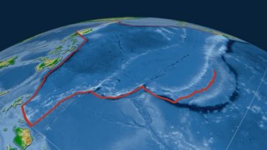 Filipin Denizi tektonik plaka. Fiziksel
