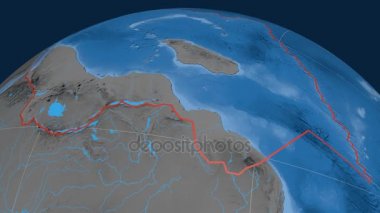 Somali tektonik plaka. Yükselme ve bathymetry