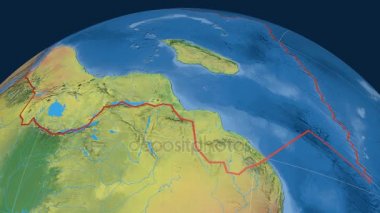 Somali tektonik plaka. Topografya