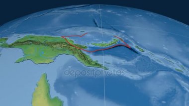 Güney Bismarck tektonik plaka. Doğal dünya