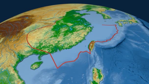 Plaque tectonique Yangtze. Physique — Video