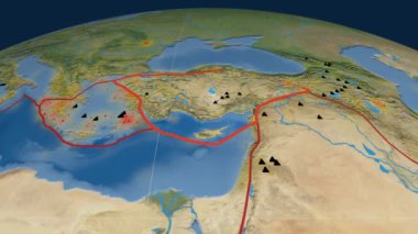 Anadolu deniz yaşamı özellikli. Uydu görüntüleri