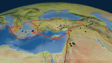 Anadolu deniz yaşamı özellikli. Topografya