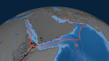 Arabistan deniz yaşamı özellikli. Topo ve gücümü