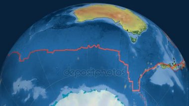 Avustralya deniz yaşamı özellikli. Topografya