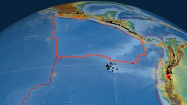 Cocos Adaları deniz yaşamı özellikli. Kabartma