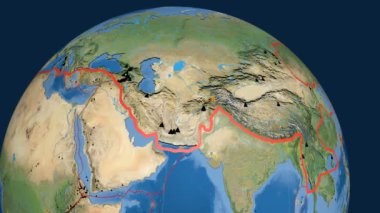 Eurasia deniz yaşamı özellikli. Uydu görüntüleri