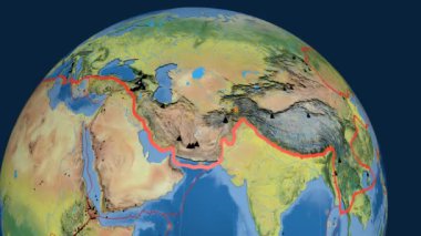 Eurasia deniz yaşamı özellikli. Topografya