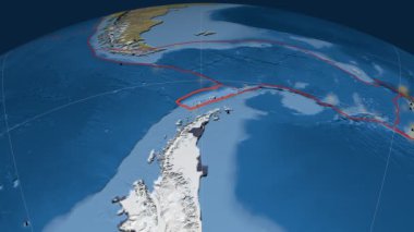 Shetland deniz yaşamı özellikli. Uydu görüntüleri