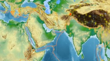 Arabistan deniz yaşamı özellikli. Fiziksel. Kavrayskiy VII projeksiyon