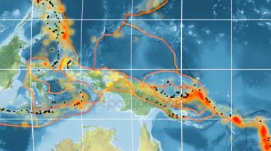 Kuşlar kafasına deniz yaşamı özellikli. Topografya. Mollweide projeksiyon