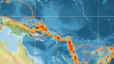 Süleyman deniz deniz yaşamı özellikli. Topografya. Mollweide projeksiyon