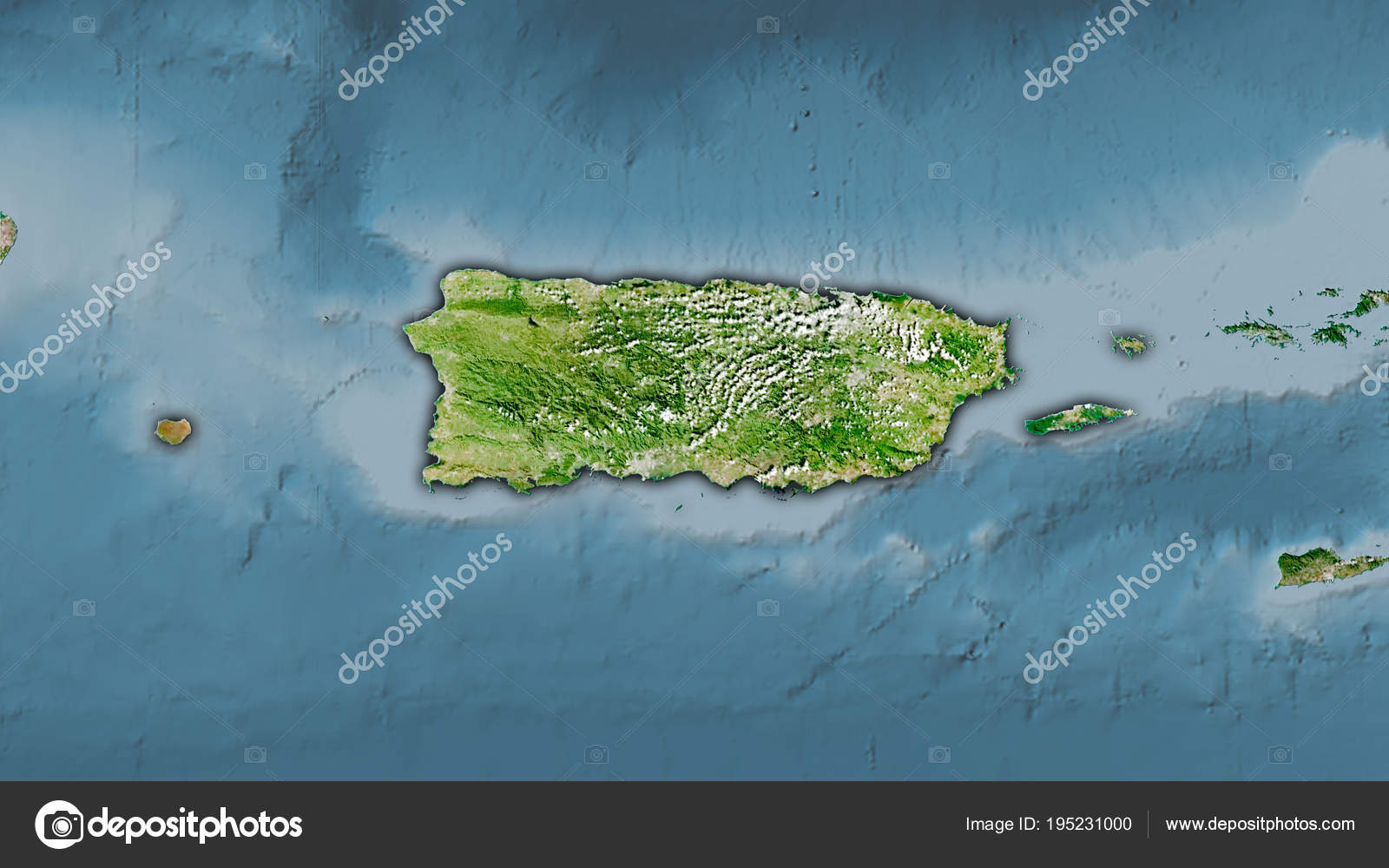 Map Puerto Rico Satellite - Share Map