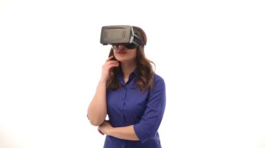 Kadın endresses Vr ile