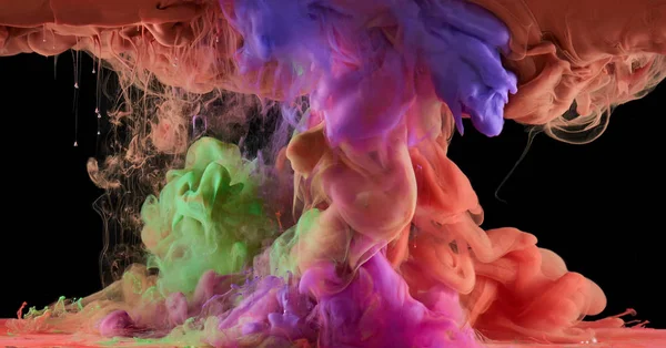 Renkli sanat mürekkep