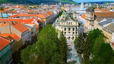 Mimari ve heykel Kosice Slovak şehir