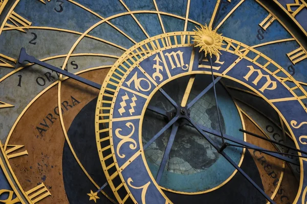 Prag Çek Cumhuriyeti yakın çekim astronomik saat