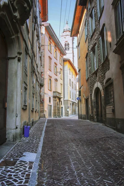 Eski şehir Bergamo İtalya'nın güzel mimari