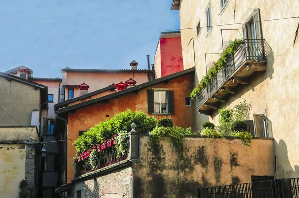 Eski şehir Bergamo İtalya'nın güzel mimari — Stok fotoğraf