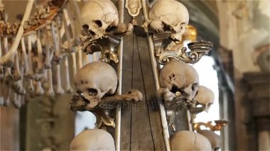 Çek Cumhuriyeti. Kutna Hora. Kafatası ve kemik şapelimiz Kutna Hora içinde