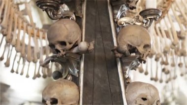 Çek Cumhuriyeti. Kutna Hora. Kafatası ve kemik şapelimiz Kutna Hora içinde