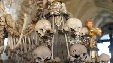 Çek Cumhuriyeti. Kutna Hora. Kafatası ve kemik şapelimiz Kutna Hora içinde