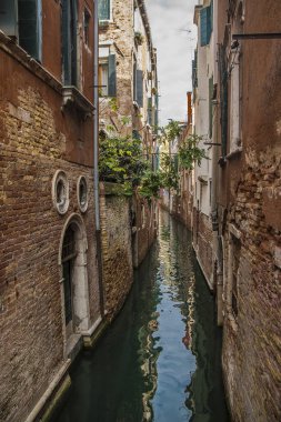 Sokaklar ve kanalları Venedik İtalya'nın güzel mimari