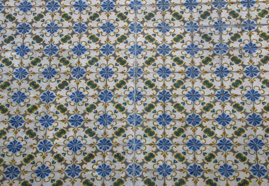 Geleneksel potougal seramik azulejo
