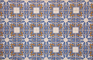 Geleneksel potougal seramik azulejo