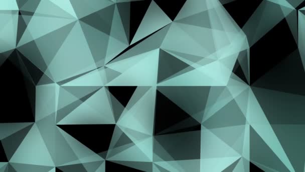 Абстрактный Трехмерный Фон Геометрическая Поверхность Движении Анимационный Стиль Macro Abstract — стоковое видео