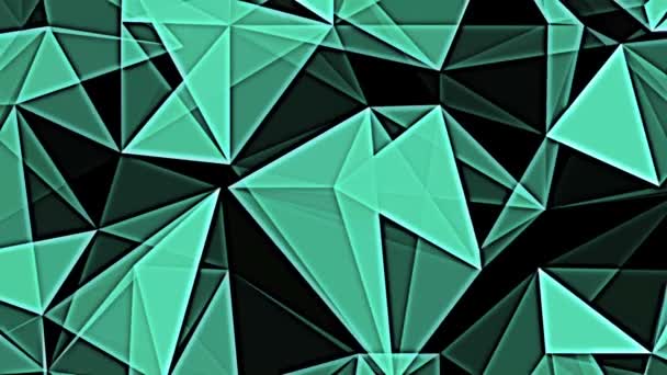 Abstract Achtergrond Geometrische Oppervlak Beweging Macro Abstracte Animatie Plexus Stijl — Stockvideo