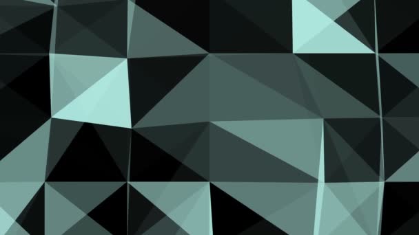 Абстрактный Трехмерный Фон Геометрическая Поверхность Движении Анимационный Стиль Macro Abstract — стоковое видео