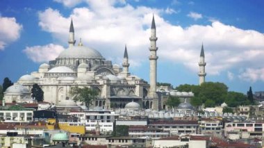 Türkiye 'nin İstanbul kentindeki ünlü mavi cami.