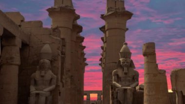 Güzel antik tapınak, Karnak Luxor kalıntıları