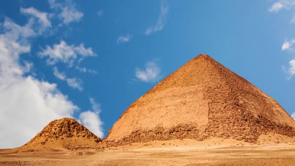 Pirâmides Egípcias Antigas Símbolo Egito — Vídeo de Stock