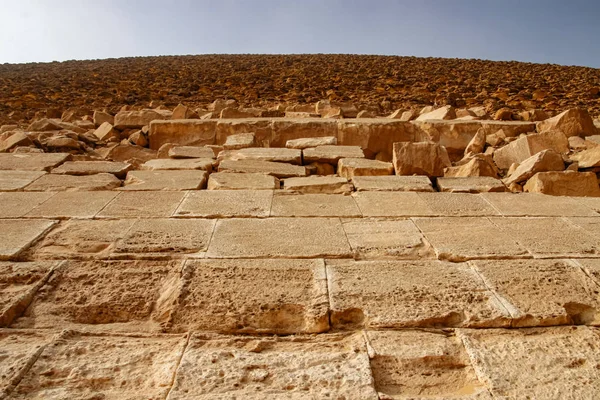 Pirâmide rosa - a pirâmide do norte do faraó Snofru em Dakhshur, século XXVI aC . — Fotografia de Stock