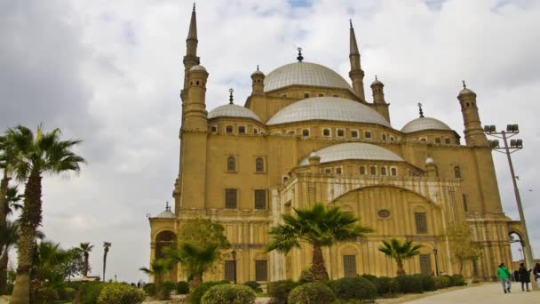 Mezquita Muhammad Ali Encuentra Cairo Capital Egipto — Vídeo de stock