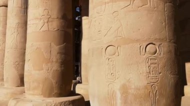 Ramesseum - Firavun Ramses Ii Xiii 'nin anıt tapınağı M.Ö., Yukarı Mısır' daki Theban mezarlığının bir parçası, Luxor